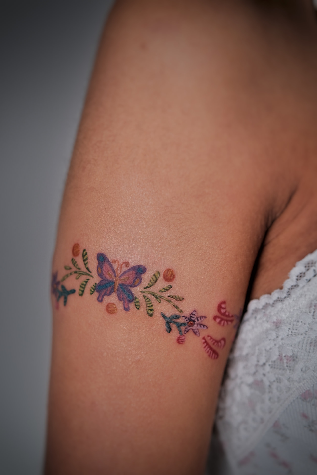Color tattoo work 11